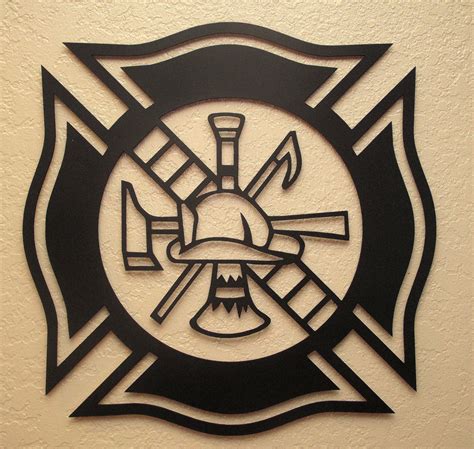 Firefighter Maltese Cross Tattoo