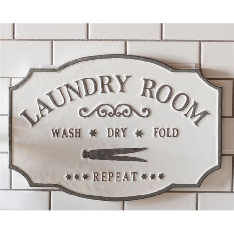 Laundry Room Metal Sign | AFW.com
