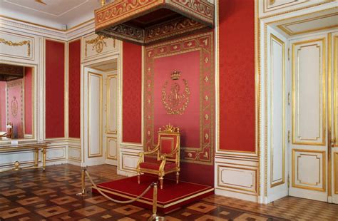 Interiors of the Royal Castle in Warsaw, Poland.... - lamus dworski