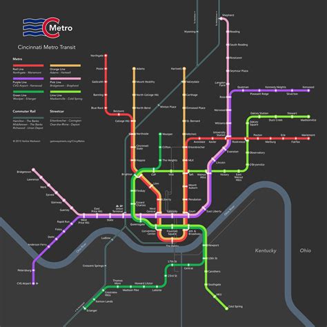 Cincinnati Metro Transit Imagined – Gateway Streets