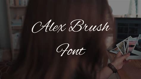 Alex Brush Font Free Download