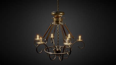 Antique Chandelier - Download Free 3D model by Amatsukast [c98d235 ...