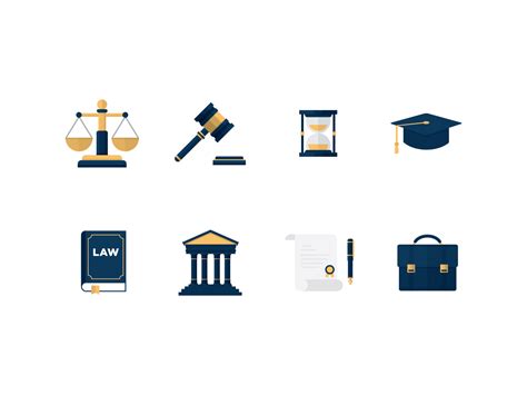 Law and Justice Icons by Paul Gernale on Dribbble