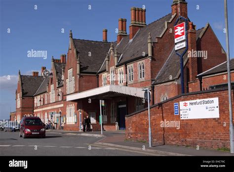 Hereford train rail station Herefordshire England UK Stock Photo, Royalty Free Image: 79559800 ...