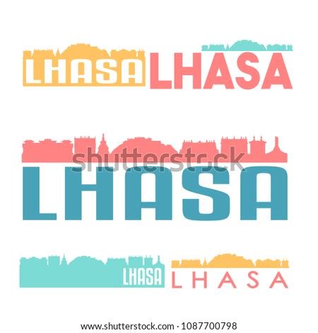 LHASA-SKYLINE Stock Vector Images - Avopix.com