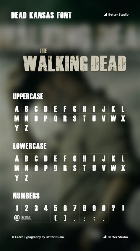 The Walking Dead Font: Download Free Font & Logo