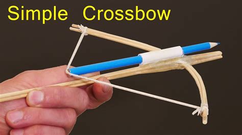 How to Make a Toy Crossbow - YouTube