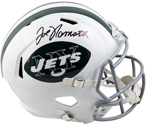 Joe Namath Autographed New York Jets Full Size Helmet