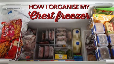 How I Organise My Chest Freezer | A Thousand Words - YouTube | Chest freezer, Chest freezer ...