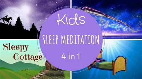 Sleep Meditation for Children | 4 KIDS MEDITATIONS in 1 | Guided ...