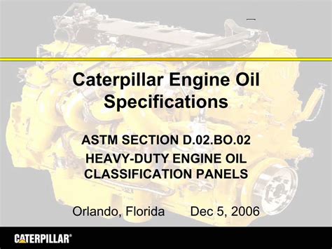 (PDF) Caterpillar Engine Oil Specifications - TMC HomePage ...