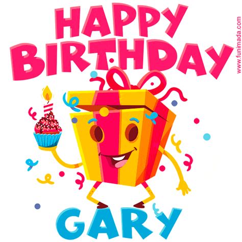 Funny Happy Birthday Gary GIF — Download on Funimada.com