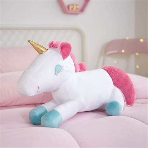 Unicorn 3D Figural Plush Decorative Throw Pillow by Your Zone, 13" x 12.24" - Walmart.com ...