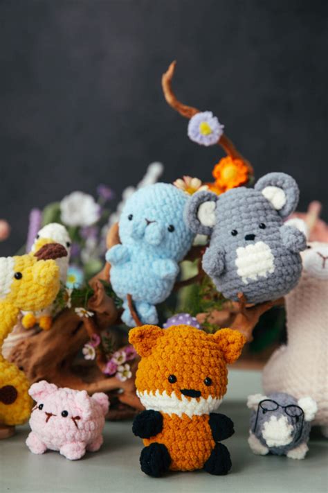 Easy Crochet Animal Kit - Amigurumi Animals - Hookok