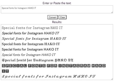 Font for Instagram Copy and Paste | Social Media - Hako IT