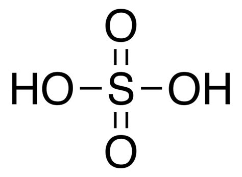 Sulphuric Acid Formula - Chemical and Structural Formula of Sulfuric Acid