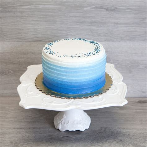 Blue Ombre Cake - Gluten Free & Allergy Sensitive – Sensitive Sweets Bakery