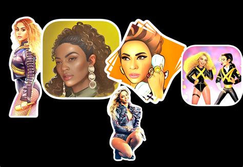 50 Beyonce Stickers Beyonce Decal Beyonce Renaissance Tour - Etsy