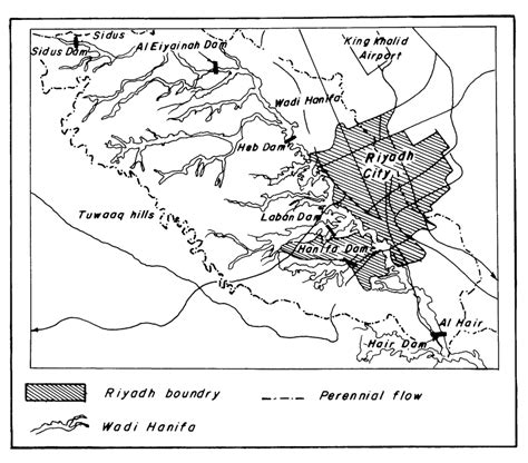 1 Location map of Wadi Hanifa | Download Scientific Diagram