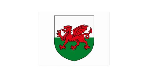 Wales Coat of Arms Postcard | Zazzle.com