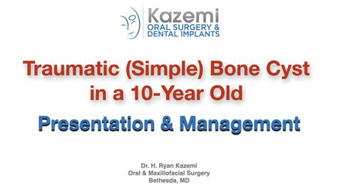 Traumatic (Simple) Bone Cyst in a 10-Year Old Patient | Traumatic (Simple) Bone Cyst in a 10 ...