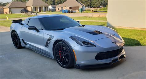 My 2017 Grand Sport. Sterling Blue Metallic. Love the color. : r/Corvette