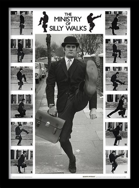 MONTY PYTHON - ministry of silly walks rámovaný obraz na zeď | Posters.cz | Monty python, Silly ...