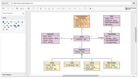 Online UML Diagram Tool