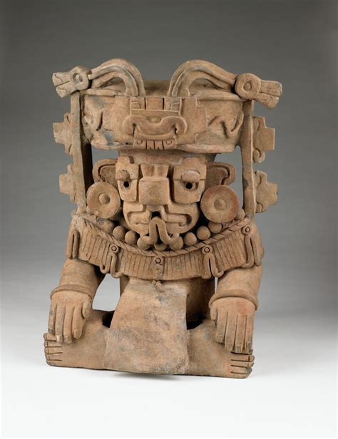 Birmingham Museum of Art | » Urn Representing Cosijo, the God of Rain, Zapotec culture | Mayan ...