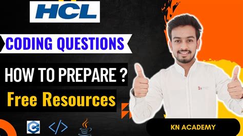 How to prepare for Hcl Coding Question | Exam Pattern | Programming Mcq | Technical | Free ...