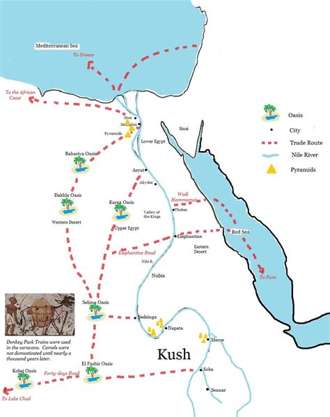 Kush Kingdom Map - Buy Map of Kush Kingdom - The history and origins of the kingdom of kush ...