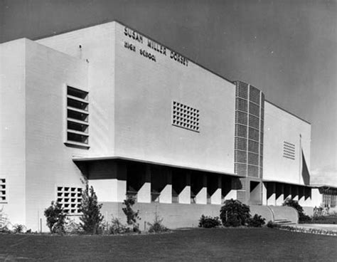 1939-Dorsey High School | Art deco architecture, Los angeles, Art deco