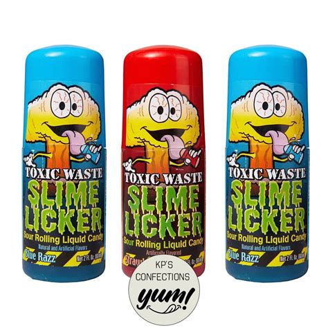 Buy Slime Licker - Toxic Waste - Sour Rolling Liquid Candy - 1 ...