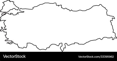 Turkey Map Outline