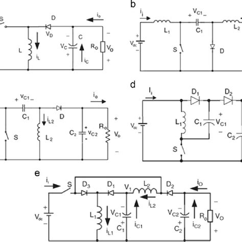 (a) Buck-boost DC-DC converter, (b) Cuk DC-DC converter, (c) SEPIC... | Download Scientific Diagram