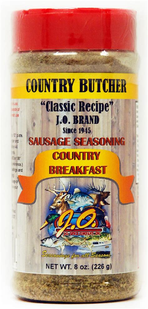 Country Breakfast Sausage Seasoning 8 oz. Container