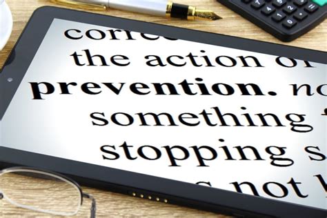 Prevention - Free of Charge Creative Commons Tablet Dictionary image