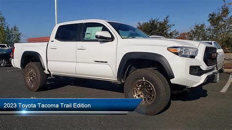 2023 Toyota Tacoma Trail Edition Double Cab Napa Vallejo Fairfield Petaluma Santa Rosa - YouTube