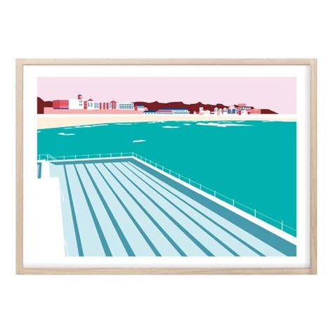 Bondi Beach Printed Wall Art | Wall art prints, Beach art, Beach print