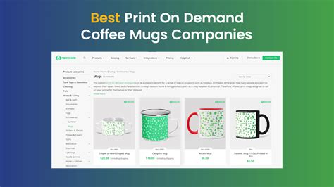 Top 7 Print On Demand Coffee Mugs Companies