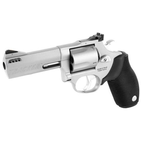 Taurus 44 Tracker 44 RemMag 4" Barrel Adjustable Sights Ported Ribber Grip SS Finish 5rd ...