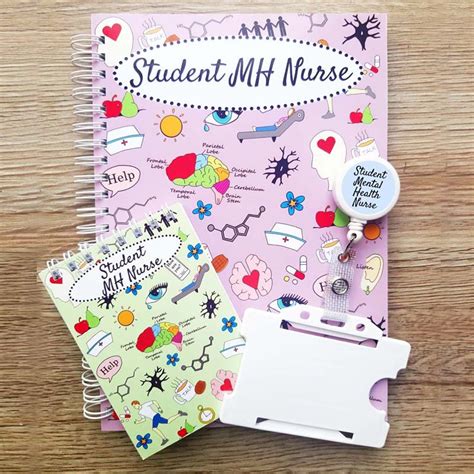 Student / Mental Health Nurse stationery bundle. A5 and | Etsy