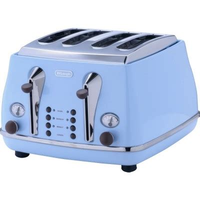 Argos Product Support for De'Longhi Icona Vintage 4 Slice Toaster - Blue (237/5599)