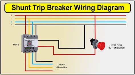 Shunt Trip Breaker Wiring Diagram, Connection, Circuit, 51% OFF