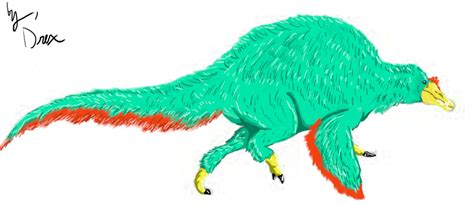 Feathered spinosaurus by SpinozillaRex on DeviantArt