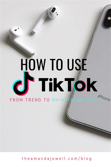 How To Use TikTok — Amanda Jewell