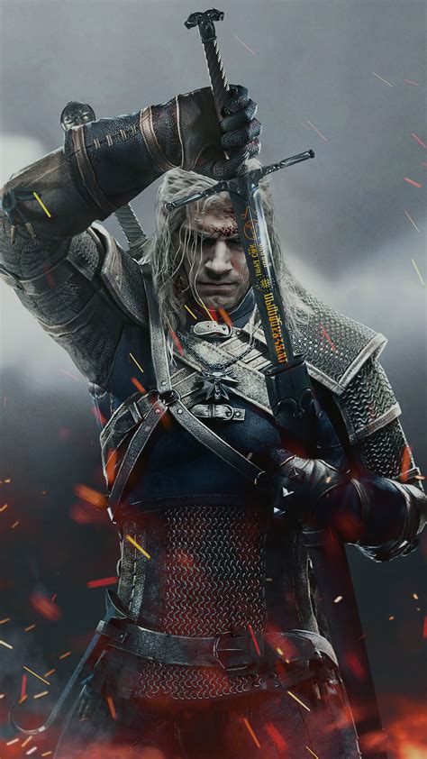 Geralt, The Witcher, Henry Cavill, Netflix, 4k HD Phone Wallpaper | Rare Gallery