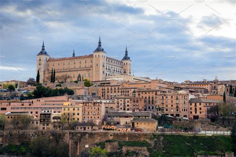 Toledo spain containing toledo, spain old town cityscape at the alcazar, and | Architecture ...