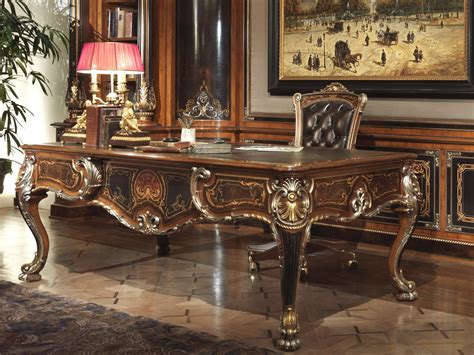 Luxury furniture. Exquisite empire style executive desk