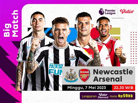 Live Streaming Liga Inggris Newcastle vs Arsenal | Vidio